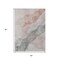 Homeroots 5' X 8' Salmon And Gray Abstract Washable Indoor Outdoor Area Rug 631852 - alternate 7