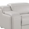 Homeroots 169" Light Gray Italian Leather Reclining USB Sofa 632874 - alternate 12
