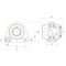 Ntn Pillow Block Bearing, Thermoplastic Housing Material, Set Screw, Ball, 1-7/16 in Dia, Stainless Steel Insert Material SUCTBL207-23CCFG1 - alternate 3