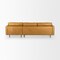 Homeroots 111" Tan Leather Modular Sofa With Toss Pillows 722865 - alternate 7