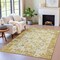 Homeroots 8' X 10' Gold And Ivory Patchwork Washable Indoor Outdoor Area Rug 631428 - alternate 9