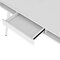 Homeroots 47" White Wood and Stainless Steel Computer Desk 723737 - alternate 7