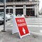 Signmission Public Parking With Up Arrow, A-Frame & 2 Decals Installed, Heavy-Duty Plastic Frame SBHD-D-2436-Public Parking With Up Arrow - alternate 5