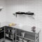 Amgood 14 in. x 48 in. Stainless Steel Tubular Wall Shelf WS-TR-1448-Z - alternate 8