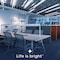 Luxrite 4FT LED Tube Light, T8, 12W/15W/18W, 5CCT 3000K-6500K, 1620/1950/2250LM, 220Deg., Ballast, 4PK LR34246 - alternate 8