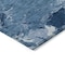 Homeroots 3' X 5' Navy Blue And Blue Abstract Washable Indoor Outdoor Area Rug 609256 - alternate 8