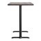 Flash Furniture Bennett 30 in x 48 in Solid Wood Indoor Tabletop in Dark Brown with Dual 5 in x 22 in Bar GSF-REC3048-DKBRN-T0522B-GG - alternate 9