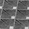 Homeroots 8' X 10' Black Gray And Ivory Geometric Washable Indoor Outdoor Area Rug 594686 - alternate 9