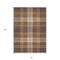 Homeroots 5' X 8' Chocolate Copper And Gold Plaid Washable Indoor Outdoor Area Rug 596322 - alternate 8