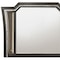 Homeroots 38" Gunmetal Lighted Abstract Wood Framed Mounted Dresser Mirror 485901 - alternate 6