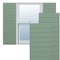 Ekena Millwork True Fit PVC Horizontal Slat Modern Style Fixed Mount Shutters, Track Green, 18W x 32H, PR TFP001HZ18X032TG - alternate 1