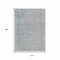 Homeroots 10' X 14' Silver And Beige Abstract Washable Indoor Outdoor Area Rug 616033 - alternate 9