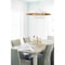 Z-Lite Rialto 6 Light Pendant, Matte White Outer, Signature Rubbed Brass Inner, 32 In W x 16.5 In H 1953-32MW - alternate 6