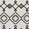 Homeroots 3' X 5' Ivory Red And Gray Geometric Washable Indoor Outdoor Area Rug 612184 - alternate 9