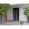 Vdomdoors Aluminum Door with Hidden Handle Hiddex 0155 Ardesia Nero Entry Steel Metal Modern Painted W36+12xH HIDDEX0155EXD-BLK-W36+12xH80+14-LH-I - alternate 4
