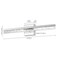 Jonathan Y Mario 22" 1-Light Modern Contemporary 360-Degree Rotatable Iron/Seeded Acrylic Integrated LED Vanity JYL7128C - alternate 13