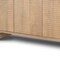 Homeroots 72in Natural Solid Wood Ribbed Texture Sideboard With Four Doors 611026 - alternate 5