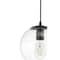 Jonathan Y Bleecker 7.75" Metal/Glass Globe LED Pendant, Clear/Oil Rubbed Bronze JYL9528D - alternate 10