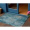 Homeroots 3' X 5' Teal Blue And Gray Abstract Washable Indoor Outdoor Area Rug 596890 - alternate 1