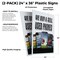 Signmission We Buy & Sell Used Phones, Plastic Signs Only 24 Inch x 36 Inch, Corrugated Plastic, 2PK CSB-2436-2PACK-We Buy & Sell Used Phones - alternate 2