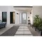 Vdomdoors Front Exterior Prehung FiberGlass Door Frosted Glass / Manux 8422 Grey Ash / Sidelight Exterior Win MANUX8422EXD-SS-W36+16 x H80-LH - alternate 5