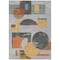 Homeroots 5' X 8' Gray Gold And Orange Geometric Washable Indoor Outdoor Area Rug 618023 - alternate 7