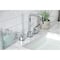 Kingston Brass Widespread Bathroom Faucet with Push Pop-Up Drain, Polished Chrome KS1451TKL - alternate 4