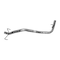 Ap Exhaust Prebent Pipe Merit Exhaust, 44830 44830 - alternate 5