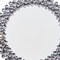 Homeroots 20" Silver Round Faux Crystal Bling Framed Accent Mirror 635512 - alternate 6