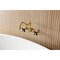 Kingston Brass Two-Handle Wall Mount Tub Faucet, Brushed Brass KS1027PKX - alternate 5