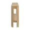 Alaterre Furniture Fluted Solid Wood Console Table 56 in Modern Entryway Table with Storage Shelf AFTBL-008 - alternate 9