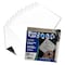 Flipside 4" x 4" White Dry Erase Stickables w/ Dry Erase Marker - 4 Packs of 12 Sheets 93344 - alternate 1