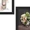 Homeroots Set Of Two Vintage Floral Tea Pot and Door Knob Black Framed Print Kitchen Wall Art, 2PK 408180 - alternate 4