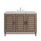 James Martin Vanities Portland 48" Sgl Vanity, Whitewashed Walnut, w/3 CM Siberian Silestone Top w/FreePower WirelessCharge 620-V48-WW-FSFR - alternate 1