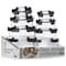 Bakkenmaster Borosilicate Glass Food Storage Containers with Lids, BPA-Free, Airtight and Leak-Proof, Black, 16PK EMPGFCL448BK - alternate 1