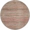 Homeroots 8' Brown And Copper Round Abstract Washable Indoor Outdoor Area Rug 618282 - alternate 8