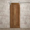 Sartodoors Modern Barn Door 24 x 96 inches, Ego 5014 Cognac Oak Veneer, 6.6FT Silver Rail Track Heavy Hardwar EGO5014BD-S-DKO-2496 - alternate 6