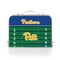 Picnic Time Family Of Brands Pittsburgh Panthers - Concert Table Mini Portable Table, Charcoal Wood Grain 843-00-141-504-0 - alternate 2