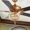 Jonathan Y Erin 52" 3-Light Rustic Farmhouse Iron/Wood Bead Mobile-App/Remote-Controlled LED Ceiling Fan, Antiqu JYL9618A - alternate 15