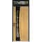 Vdomdoors Aluminum Door Cynex 6116 Black Entry Steel Metal Modern Painted W36xH80+16 Right Inswing CYNEX6116EXD-OAK-W36xH80+16-RH-I - alternate 1