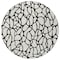 Homeroots 8' Ivory And Black Round Geometric Washable Indoor Outdoor Area Rug 599204 - alternate 7