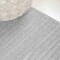 Jonathan Y Hallie High-Low Minimalist Curve Geometric Light Blue/Cream 4 ft. x 6 ft. Indoor/Outdoor Area Rug SCN100E-4 - alternate 8