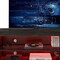 Homeroots 55in Black Manufactured Wood Open Shelving TV Stand With Bookcase 480467 - alternate 5