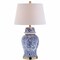 Jonathan Y Ellis 29.5 in. Ceramic LED Table Lamp, Blue/White JYL3008A - alternate 1