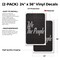 Signmission We The People, Vinyl Decals Only 24 Inch x 36 Inch, Vinyl Decal, 2PK DSB-2436-2PACK-30435 - alternate 2