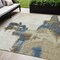 Homeroots 5' X 8' Beige And Brown Abstract Washable Indoor Outdoor Area Rug 609155 - alternate 1
