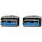 Tripp Lite USB 3.0 SuperSpeed A/A Cable M/M 28/24 AWG 5 Gbps Black 6FT 6ft U320-006-BK - alternate 5