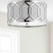 Jonathan Y Hex 3-Light 16.25" Metal LED Flush Mount, Chrome JYL3500B - alternate 8