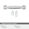 Amerock Stature 3-3/4 in 96 mm Center-to-Center Polished Chrome Cabinet Pull BP3688726 - alternate 7