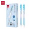 Deli SMMOS Retractable Gel Pen 0.5mm, Blue Ink, 600m, 12PK EG057-BL - alternate 1